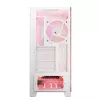 PC-korpus MODECOM Volcano SPACE APEX ARGB MIDI Tower Valge — teras, külgaken, ARGB ventilaatorid, USB-C