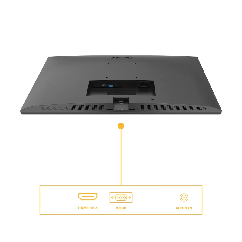 AOC 24B3HA2 arvutimonitor 60,5 cm (23,8 tolli) 1920 x 1080 pikslit Full HD LED must