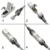 RJ45 tööriistavaba pistik QOLTEC 54540 CAT6 STP varjestatud Etherneti kaablitele