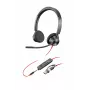 HP Poly Mustwire 3325 Stereo USB-C Headset +3.5mm Plug +USB-C/A Adapter