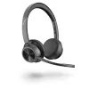 HP Poly Voyager 4320 USB-C peakomplekt +BT700 dongel, juhtmevaba, kontor/kõnekeskus, peakomplekt, must
