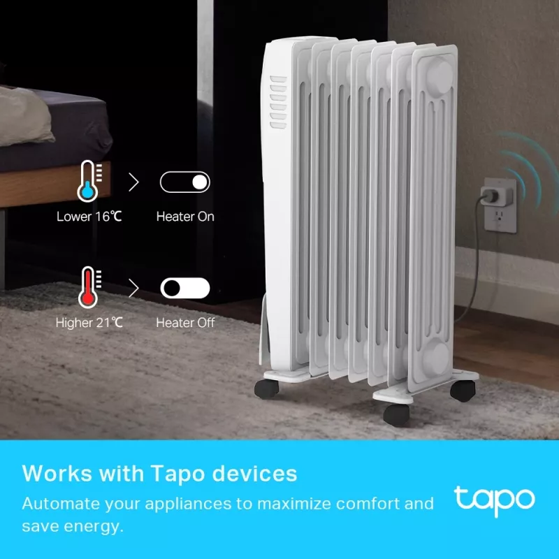 TP-Link Tapo nutikas temperatuuri- ja niiskusmonitor, siseruumidesse