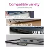 ICY BOX IB-DK4012-CPD juhtmega USB 3.2 Gen 1 (3.1 Gen 1) USB-C antratsiit, must
