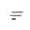 ICY BOX IB-DK4012-CPD juhtmega USB 3.2 Gen 1 (3.1 Gen 1) USB-C antratsiit, must