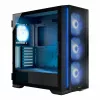 PC korpus MODECOM Horizon ARGB FLOW MIDI Must — E-ATX tugi, karastatud klaas, ARGB, USB-C, max GPU 400 mm