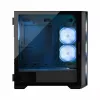 PC korpus MODECOM Horizon ARGB FLOW MIDI Must — E-ATX tugi, karastatud klaas, ARGB, USB-C, max GPU 400 mm