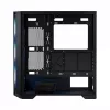 PC korpus MODECOM Horizon ARGB FLOW MIDI Must — E-ATX tugi, karastatud klaas, ARGB, USB-C, max GPU 400 mm