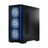 PC korpus MODECOM Horizon ARGB FLOW MIDI Must — E-ATX tugi, karastatud klaas, ARGB, USB-C, max GPU 400 mm
