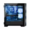 PC korpus MODECOM Horizon ARGB FLOW MIDI Must — E-ATX tugi, karastatud klaas, ARGB, USB-C, max GPU 400 mm