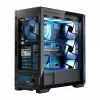 PC korpus MODECOM Horizon ARGB FLOW MIDI Must — E-ATX tugi, karastatud klaas, ARGB, USB-C, max GPU 400 mm