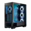 PC korpus MODECOM Horizon ARGB FLOW MIDI Must — E-ATX tugi, karastatud klaas, ARGB, USB-C, max GPU 400 mm