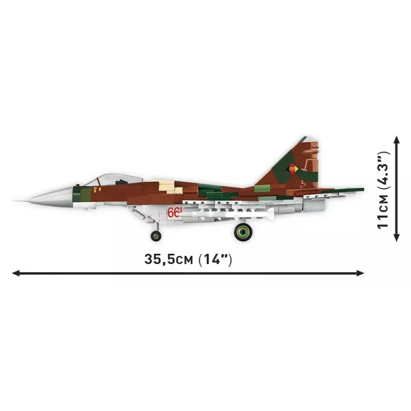 Ehitusmänguasi Cobi MiG-29 Ida-Saksamaa 5851 — 300-osaline komplekt