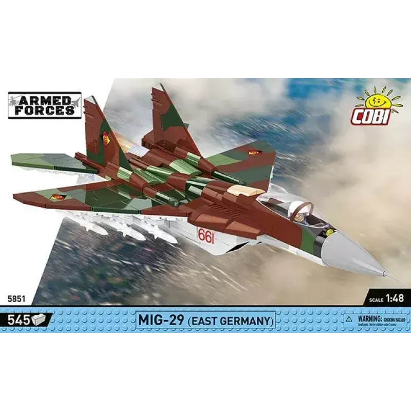 Ehitusmänguasi Cobi MiG-29 Ida-Saksamaa 5851 — 300-osaline komplekt