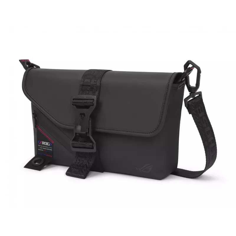 ASUS ROG SLASH Sling Bag 2.0 Polüester, Polüuretaan (PU), Termoplastiline polüuretaan (TPU) Must, Sinine, Roosa Unisex Õlakott