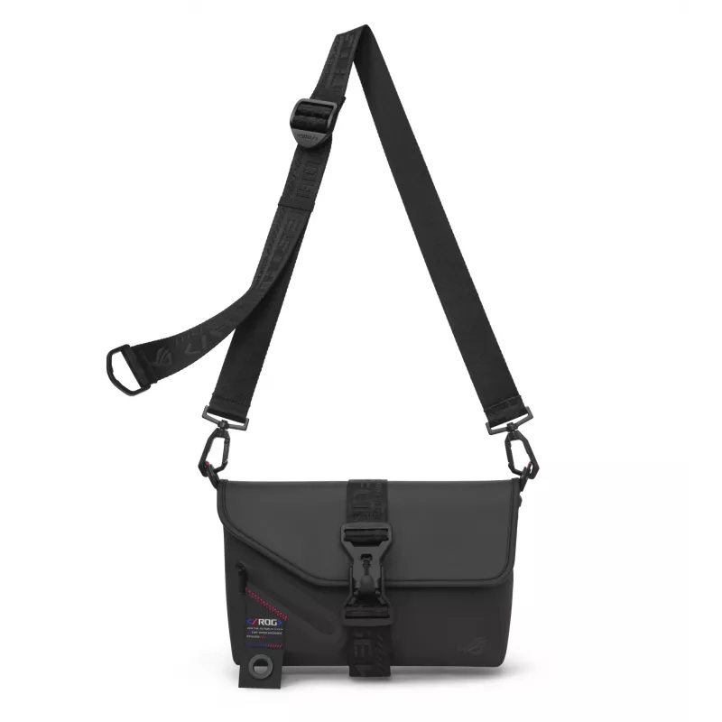 ASUS ROG SLASH Sling Bag 2.0 Polüester, Polüuretaan (PU), Termoplastiline polüuretaan (TPU) Must, Sinine, Roosa Unisex Õlakott