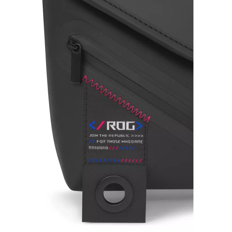 ASUS ROG SLASH Sling Bag 2.0 Polüester, Polüuretaan (PU), Termoplastiline polüuretaan (TPU) Must, Sinine, Roosa Unisex Õlakott