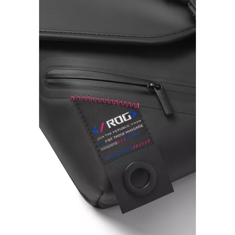 ASUS ROG SLASH Sling Bag 2.0 Polüester, Polüuretaan (PU), Termoplastiline polüuretaan (TPU) Must, Sinine, Roosa Unisex Õlakott