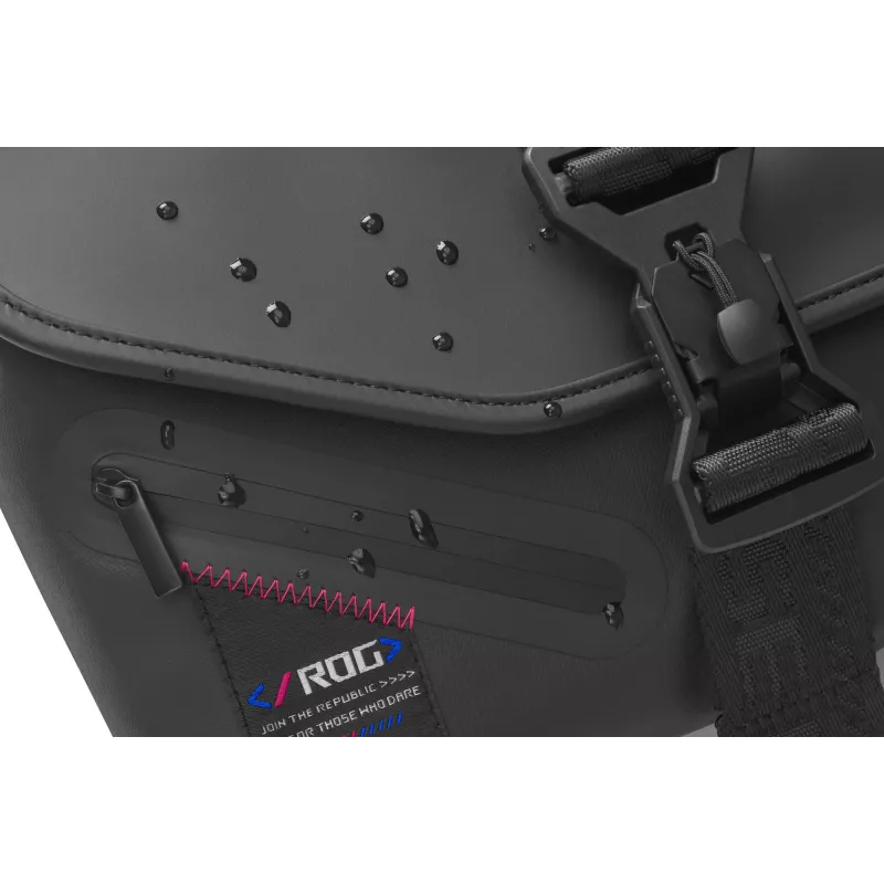 ASUS ROG SLASH Sling Bag 2.0 Polüester, Polüuretaan (PU), Termoplastiline polüuretaan (TPU) Must, Sinine, Roosa Unisex Õlakott