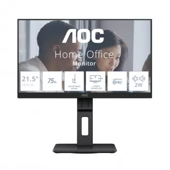 AOC E2 22E2UMF arvutimonitor 54,6 cm (21,5 tolli) 1920 x 1080 pikslit Full HD LED must