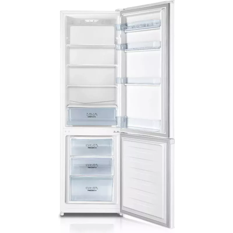 Eraldiseisev külmik-sügavkülmik Gorenje RK4182PW4, 269 L kogu (198 L külmik, 71 L sügavkülmik), valge, alumine sügavkülmik