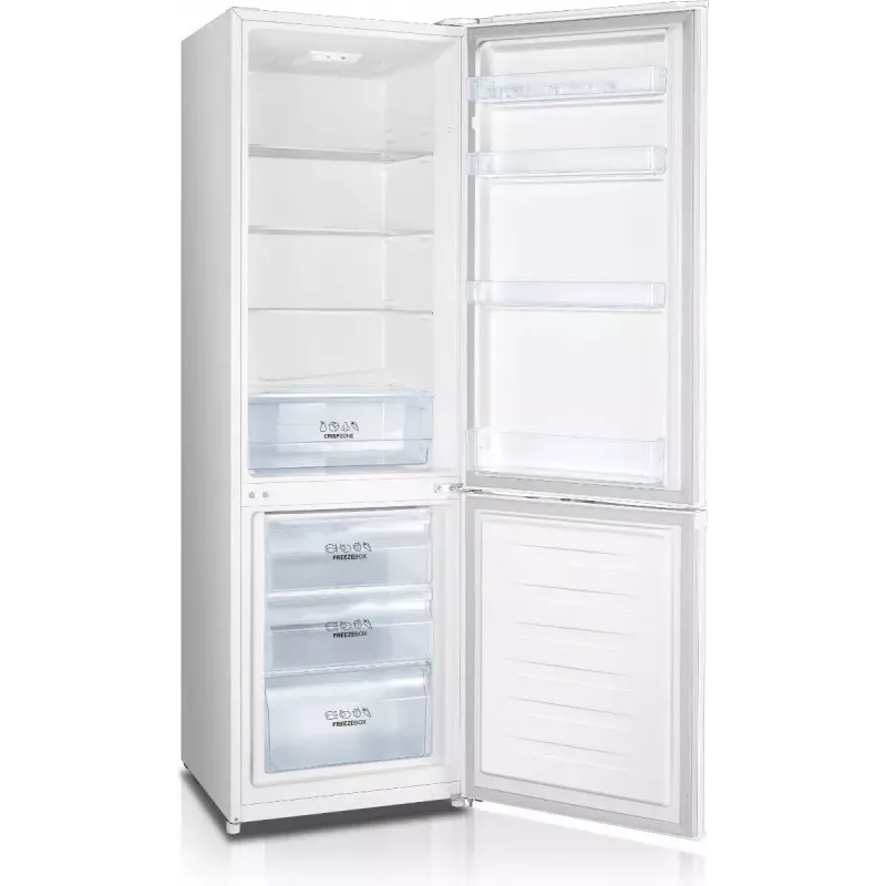Eraldiseisev külmik-sügavkülmik Gorenje RK4182PW4, 269 L kogu (198 L külmik, 71 L sügavkülmik), valge, alumine sügavkülmik