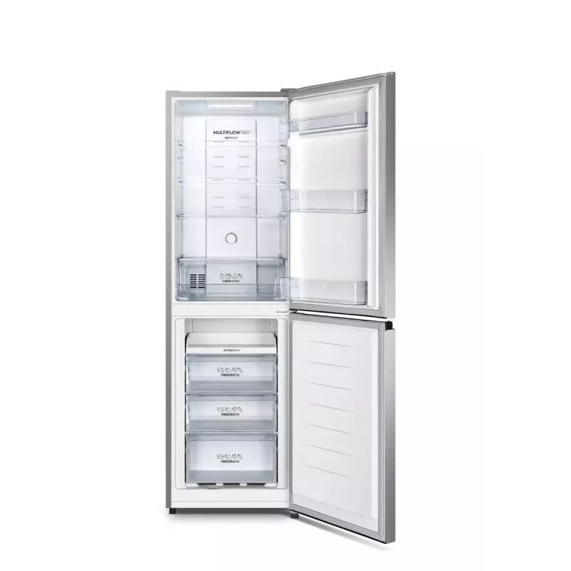Eraldiseisev külmik-sügavkülmik Gorenje NRK 418 ECS4 — 256 L kogumaht, külmik 171 L No Frost, sügavkülmik 85 L, 41 dB, energiaklass E
