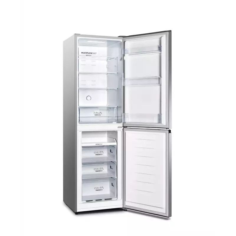 Eraldiseisev külmik-sügavkülmik Gorenje NRK 418 ECS4 — 256 L kogumaht, külmik 171 L No Frost, sügavkülmik 85 L, 41 dB, energiaklass E