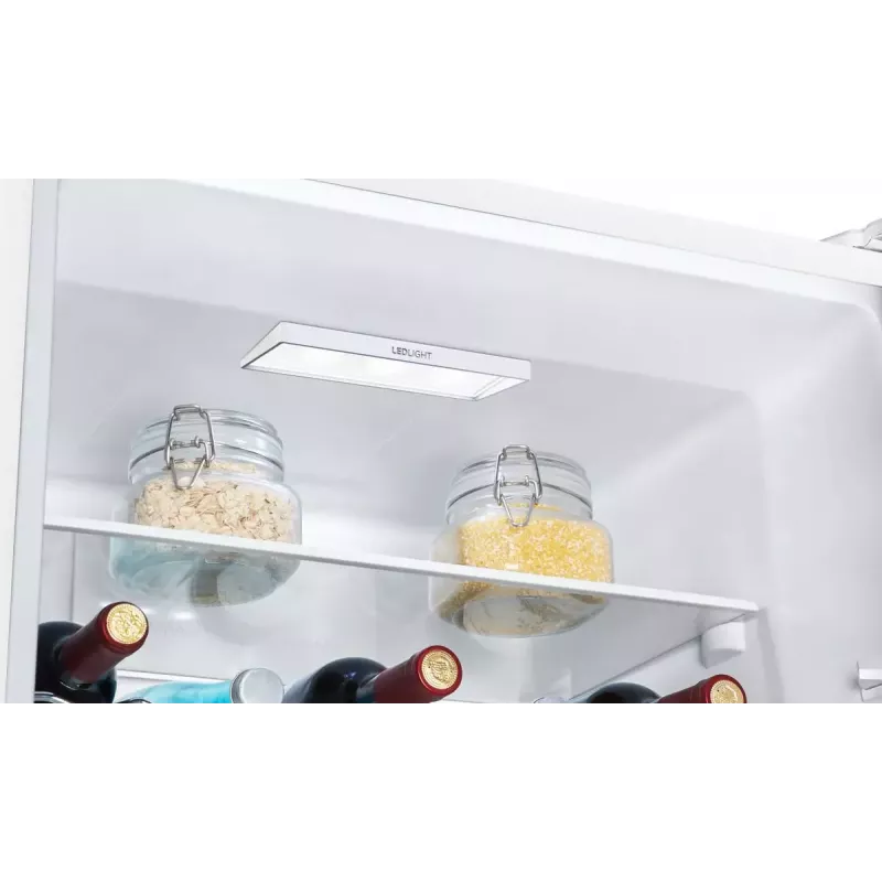 Eraldiseisev külmik-sügavkülmik Gorenje N619EAW4 — 304 L kogumaht (207 L külmik, 97 L sügavkülm), No Frost, LED‑ekraan, parempoolne hing, 39 dB