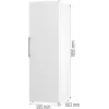 Gorenje kylskåp R619EEW5 BK070B, 398 L, SN-N, 38 dB, E, valge