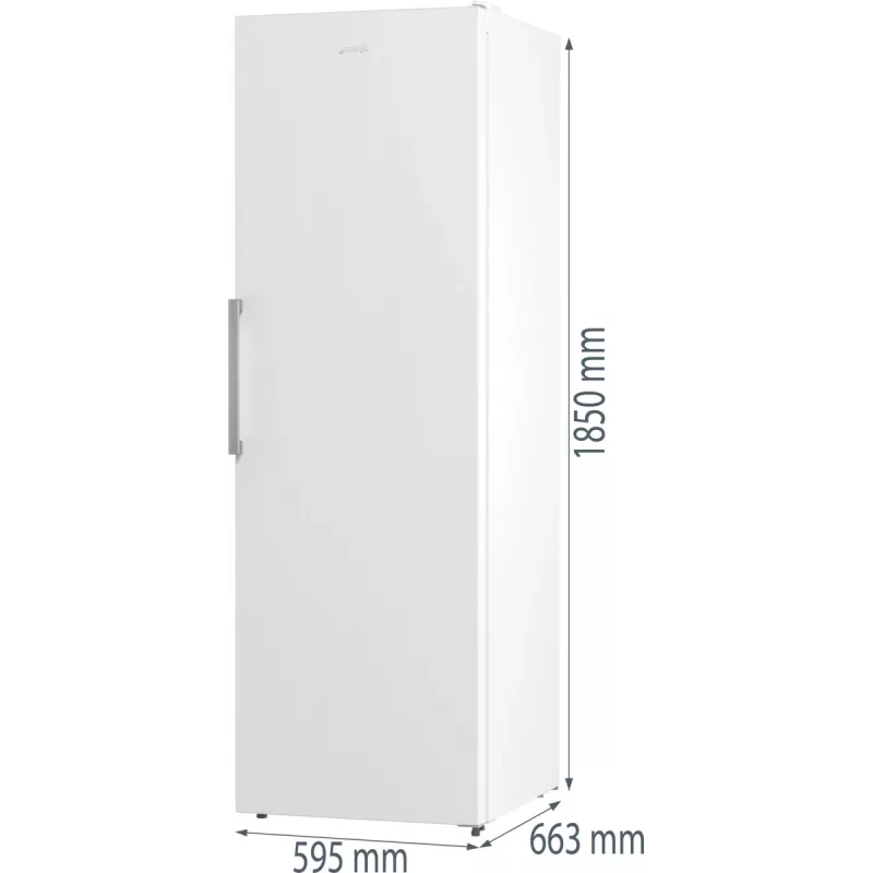 Gorenje kylskåp R619EEW5 BK070B, 398 L, SN-N, 38 dB, E, valge