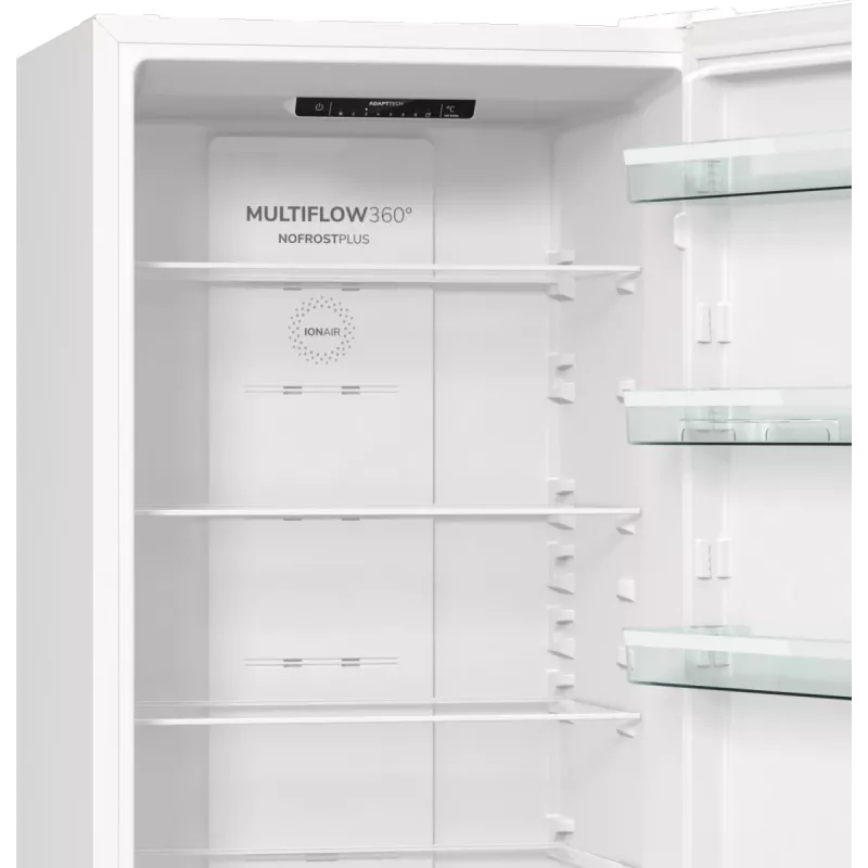 Gorenje kombineeritud külmik-sügavkülmik NRK6202EW4 BK070B, 331 L, No Frost (külmik), SN-N, 9 kg/24h, E, valge