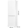 Gorenje kombineeritud külmik-sügavkülmik NRK6202EW4 BK070B, 331 L, No Frost (külmik), SN-N, 9 kg/24h, E, valge