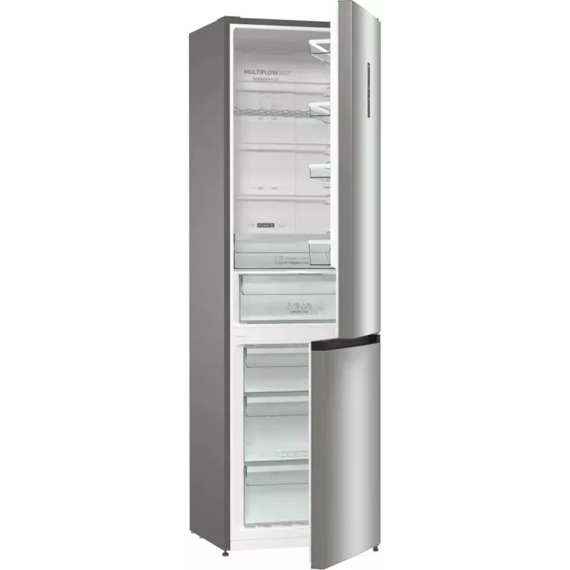 Gorenje NRK620CA2XL4 eraldiseisev külmik-sügavkülmik, alumine sügavkülmik, 331 l (235 l + 96 l), No Frost Plus, energiaklass C, hall