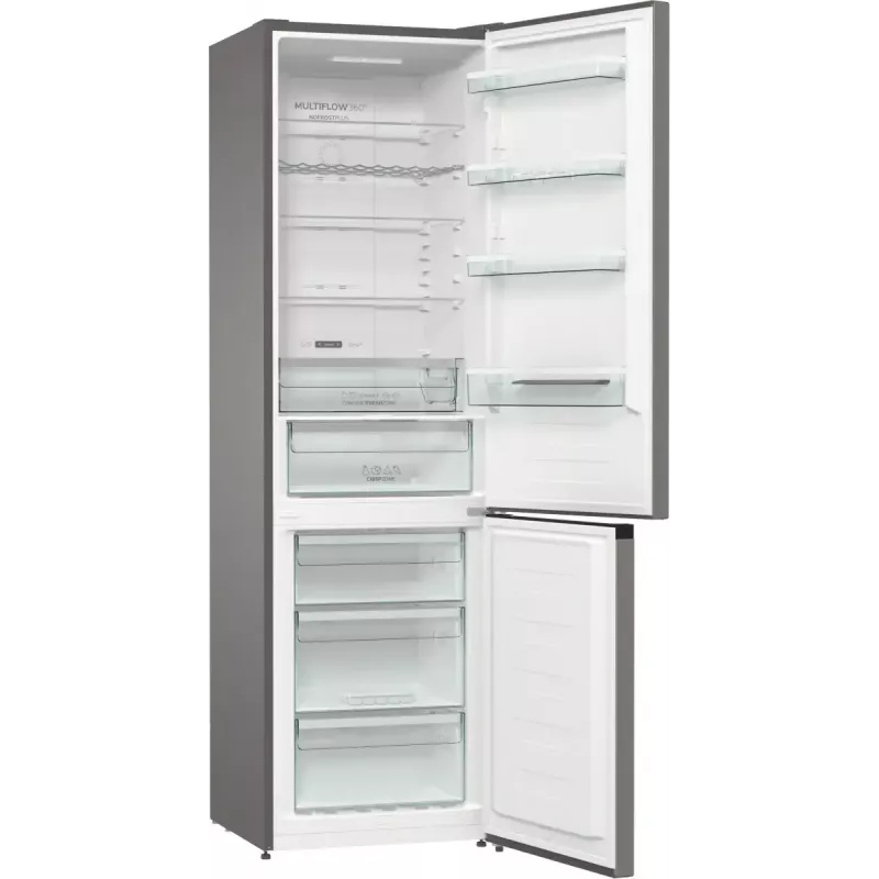 Gorenje NRK620CA2XL4 eraldiseisev külmik-sügavkülmik, alumine sügavkülmik, 331 l (235 l + 96 l), No Frost Plus, energiaklass C, hall