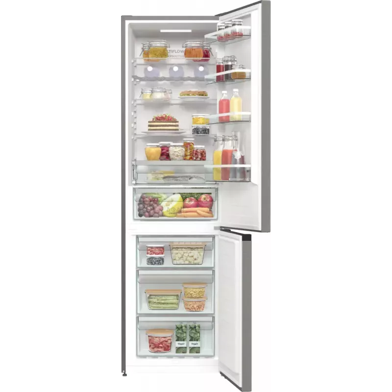 Gorenje NRK620CA2XL4 eraldiseisev külmik-sügavkülmik, alumine sügavkülmik, 331 l (235 l + 96 l), No Frost Plus, energiaklass C, hall