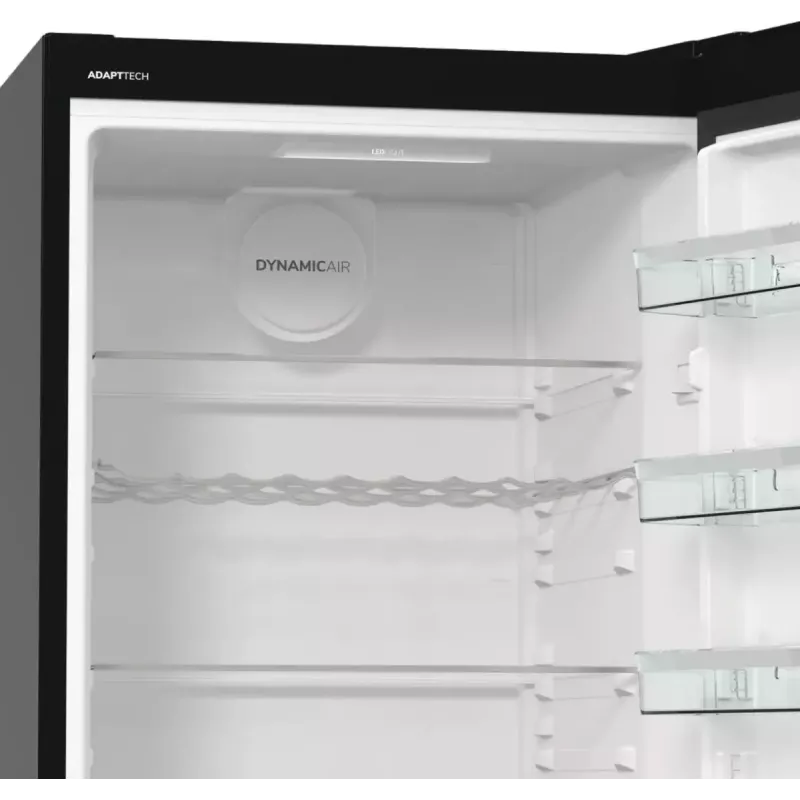 Eraldiseisev külmik Gorenje R619EABK6, 398 L, must, LED-ekraan, E-klass, 1850×595×663 mm