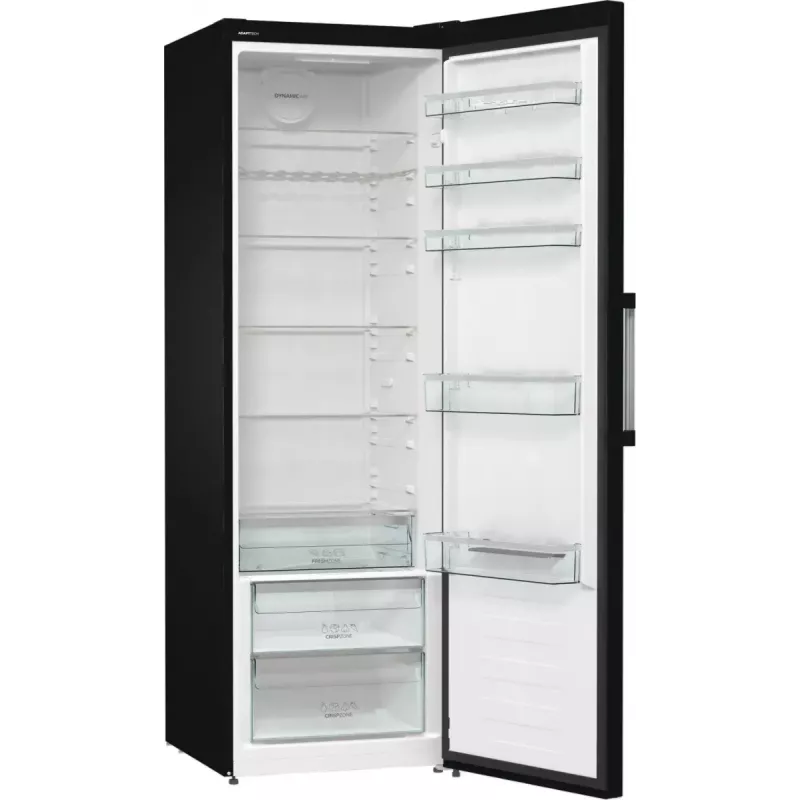 Eraldiseisev külmik Gorenje R619EABK6, 398 L, must, LED-ekraan, E-klass, 1850×595×663 mm