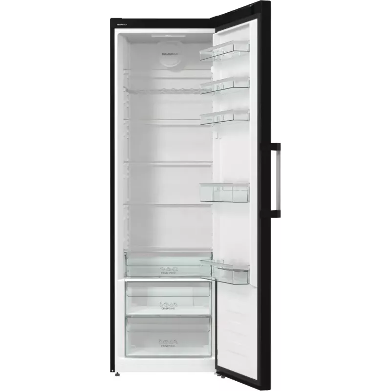 Eraldiseisev külmik Gorenje R619EABK6, 398 L, must, LED-ekraan, E-klass, 1850×595×663 mm