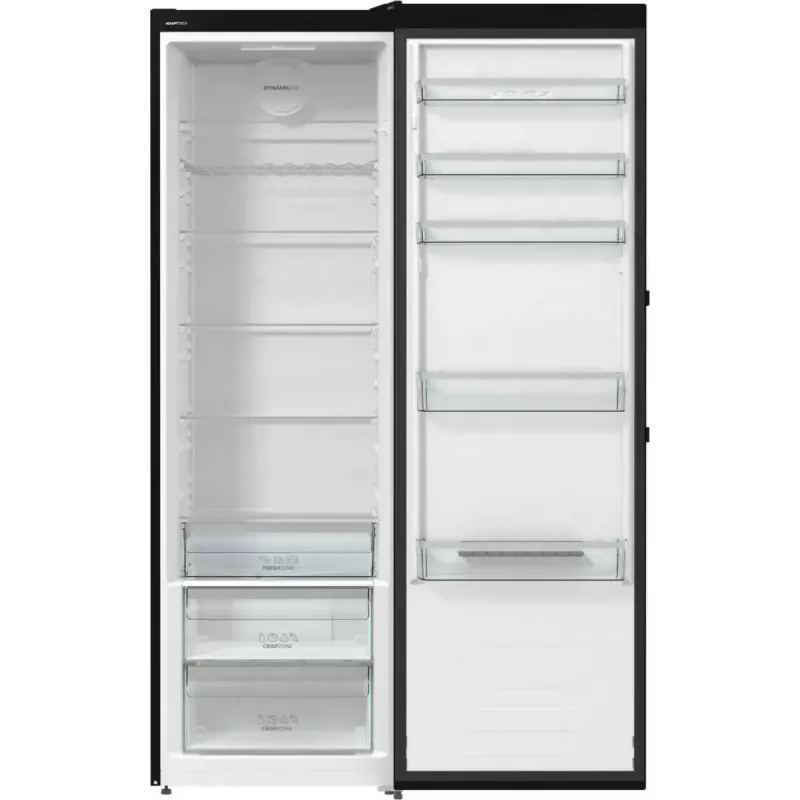 Eraldiseisev külmik Gorenje R619EABK6, 398 L, must, LED-ekraan, E-klass, 1850×595×663 mm