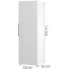 Gorenje sügavkülmik FN619EEW5 BK070B, 280 L, 12,6 kg/24h, SN-N, No Frost süsteem, E, valge