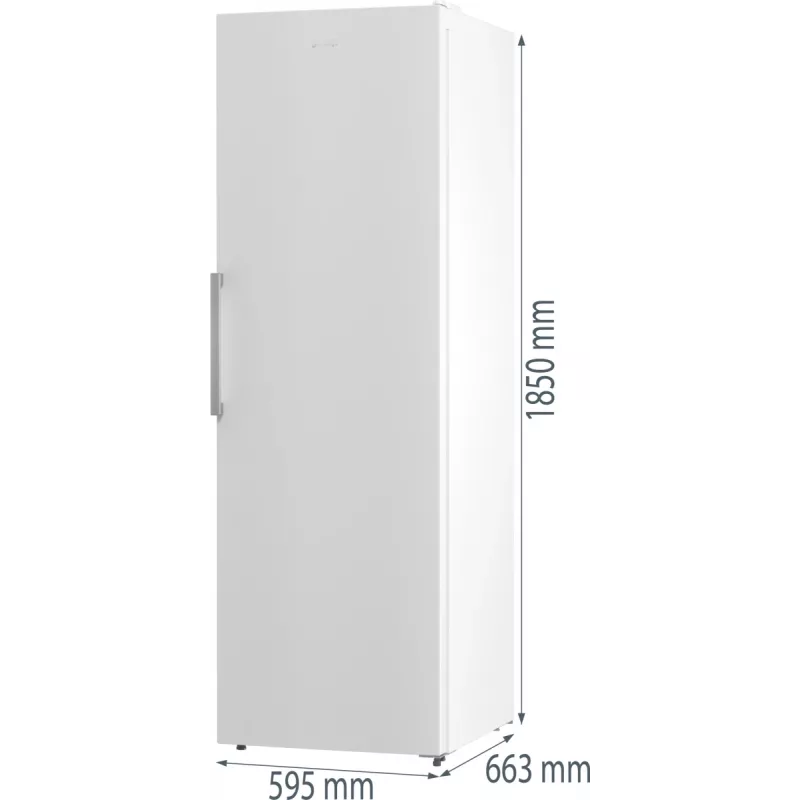Gorenje sügavkülmik FN619EEW5 BK070B, 280 L, 12,6 kg/24h, SN-N, No Frost süsteem, E, valge