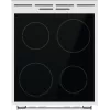 Gorenje GEC5A41WG vabaltseisev pliit elektriline keraamiline pliidiplaat valge