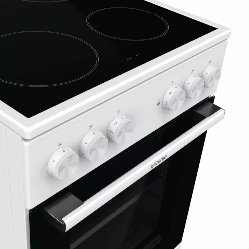 Gorenje GEC5A41WG vabaltseisev pliit elektriline keraamiline pliidiplaat valge