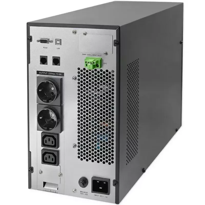 Katkematu toiteallikas QOLTEC 52282 3kVA liin-interaktiivne LCD-ekraaniga