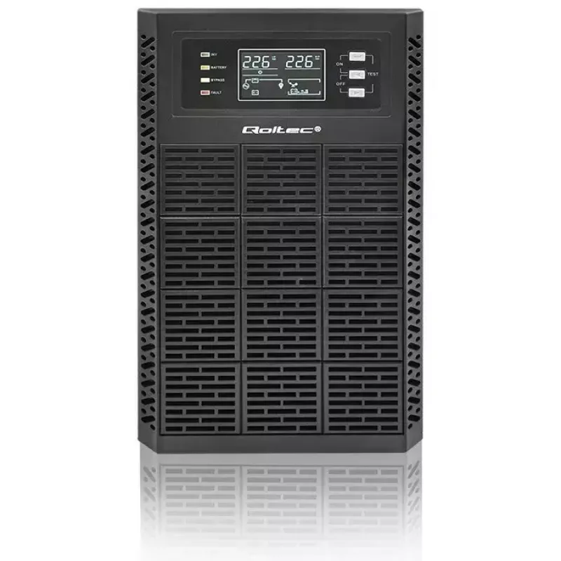 Katkematu toiteallikas QOLTEC 52282 3kVA liin-interaktiivne LCD-ekraaniga