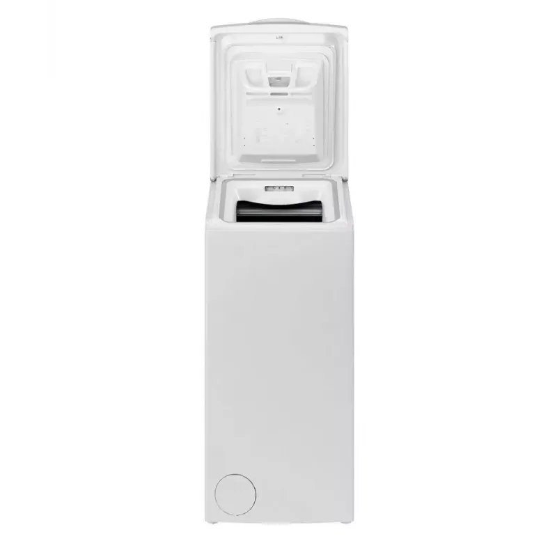 Ülaltlaetav pesumasin Indesit BTW L60400 EE/N — 6 kg, 1000 p/min, 400×600×900 mm, valge