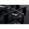 Whirlpool AKWL 728/NB must sisseehitatav 75 cm gaasipliit 5 tsooniga