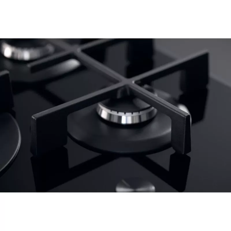 Whirlpool AKWL 728/NB must sisseehitatav 75 cm gaasipliit 5 tsooniga