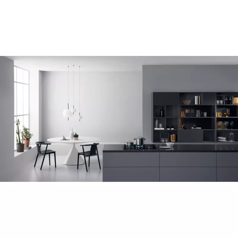 Whirlpool AKWL 728/NB must sisseehitatav 75 cm gaasipliit 5 tsooniga