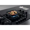 Whirlpool AKWL 728/NB must sisseehitatav 75 cm gaasipliit 5 tsooniga